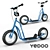 Yedoo Two Kids Scooter: Comfortable City Riding 3D model small image 1