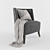 Timeless Elegance: Classic Armchair 3D model small image 1