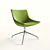 Sleek Green Chair: Modern Style 3D model small image 1