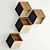 HexaShelf: Modern Geometric Wall Decor 3D model small image 2