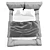 Italian Fluff Beds: Bonaldo 3D model small image 3