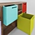 Temahome Boxed Bookcase: Contemporary Storage Solution 3D model small image 2