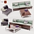Baxter Godard: Modern Sofa, Armchair & Small Table 3D model small image 1