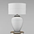 Brushstroke Ceramic Table Lamp 3D model small image 3