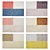 Contemporary Asiatic BLOX Plain Rugs 3D model small image 2