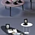 Elegant Molteni&C Coffee Tables Set 3D model small image 2