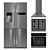 Stylish Set of BEKO Kitchen Appliances 3D model small image 1