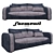 Formenti Elite Glamor Sofa 3D model small image 1