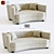 Eichholtz Giulietta Sofa Set - Elegant and Stylish 3D model small image 1