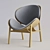 Vintage Wood Chair 3D model small image 1