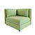 Versatile IKEA Vallentuna Sofa 3D model small image 1