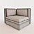 Versatile IKEA Vallentuna Sofa 3D model small image 3