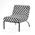 Sophisticated Style meets Comfort: BERNHARDT Isaac Chair 3D model small image 2