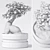 IKEA Ficus Ginseng - 40cm Height - 22cm Pot 3D model small image 3