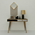Elegant Wall Table & Decor 3D model small image 1