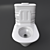 Modern 2013 Toilet: Stylish, Functional 3D model small image 3
