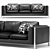 VIG Furniture Divani Casa 945: Sleek Modern Sofa 3D model small image 1