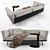 Flexform Este Sofa - Luxury Comfort 3D model small image 2