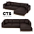 Elegant Timeless Sofa - CTS Salotti 3D model small image 2