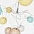 Harco Loor Bubbles: Customizable Designer Chandelier 3D model small image 2