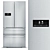 Dual Cooling Fridge: Premium Model 3D model small image 1