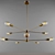 Elegant Napoleon Chandelier 3D model small image 1