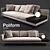 Elegant Poliform Mondrian Sofa 3D model small image 1