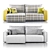 Costabella Marsel: Realistic 3D Sofa 3D model small image 2