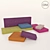 Dreamscape Floor Cushion Set 3D model small image 2