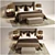 Modern Art Deco Bed: 2011 Edition 3D model small image 1