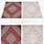 Jaipur Zagros Rug: Modern Cotton Flat Weave 3D model small image 1