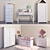 CorLiving Kids Bedroom Set 3D model small image 1