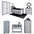 CorLiving Kids Bedroom Set 3D model small image 3