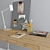 LILLASEN Desk: Elegant Workspace with Decor 3D model small image 2