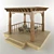 Outdoor Oasis: Pergola Seating Set 3D model small image 1
