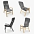 Sleek & Stylish IKEA Armchair 3D model small image 2