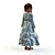 Festive Children's Dress: Perfect for Celebrations 3D model small image 3