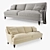 Modern Essex Sofa: Stylish and Versatile 3D model small image 1