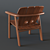 TAJÁ: Contemporary Brazilian Armchair 3D model small image 2