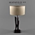 Finn Celtic Bronze Table Lamp: Bold, Sculptural, Ambient Light 3D model small image 2