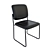 Sleek Visitor Chair: Modern Design 3D model small image 1