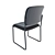 Sleek Visitor Chair: Modern Design 3D model small image 2