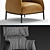 Archibald Armchair: Elegant Comfort 3D model small image 3