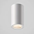 Sleek White Aluminum Ceiling Lamp 3D model small image 1