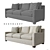 Elegant Kelsey Sofa by Bernhardt 3D model small image 2