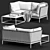 Varaschin ALGARVE Sofa: Modern Luxury Seating 3D model small image 3