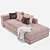 PACHA Daybed: Stylish and Comfortable 3D model small image 2