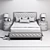 Eternal Glamour Pearl Bed 3D model small image 3