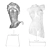 Vintage Metal/Marble Figurines 3D model small image 3