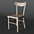 Sleek Fritz Chair: Modernized German Inspiration 3D model small image 1